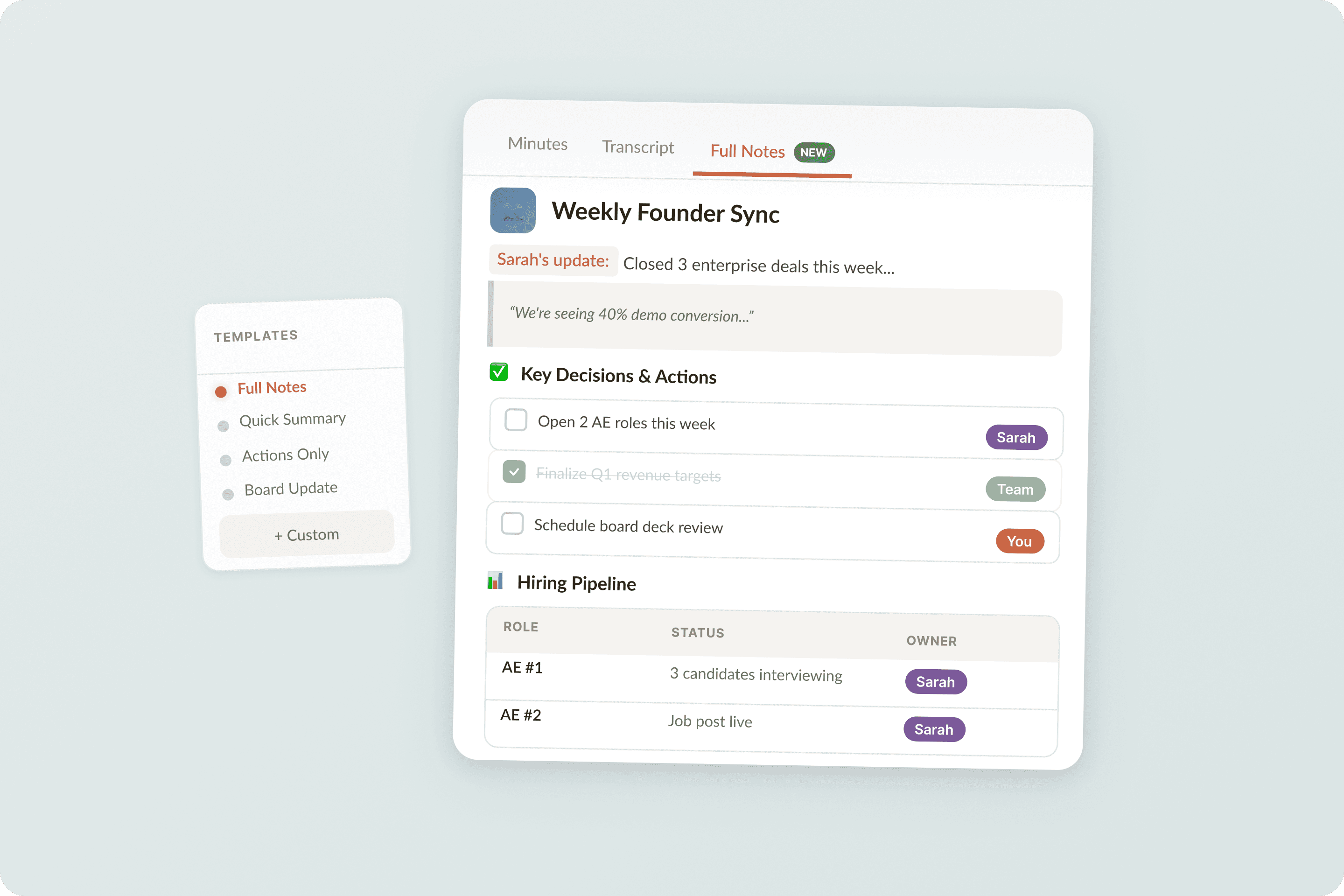 Works the way you do.